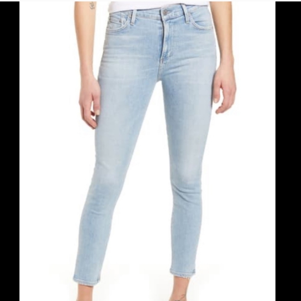 Citizens of Humanity Rocket Crop High Rise Skinny Jeans Size 28